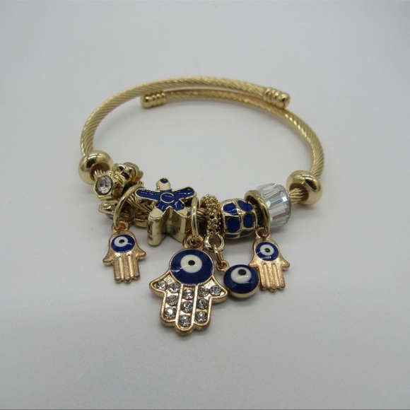 Evil Eye Charm Bracelet - Picture 3 of 3
